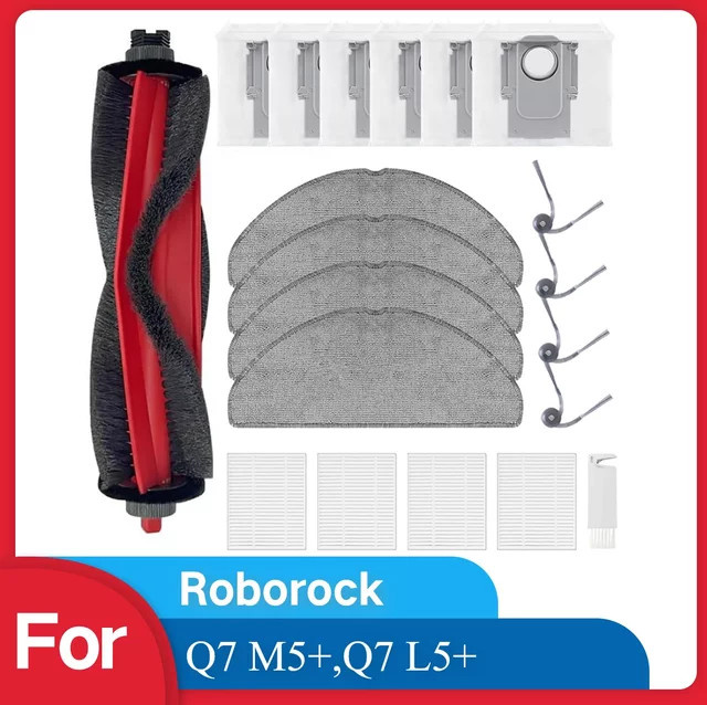 Ersatzteile und Zubehör aus Kunststoff für Roborock Q7 M5+ und Q7 L5+ Roboterstaubsauger - Bild 1