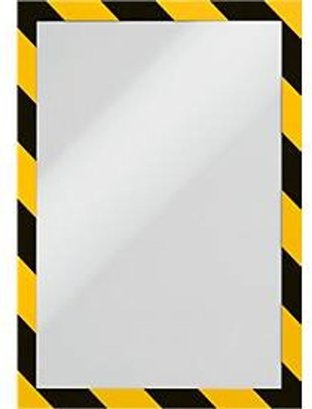 Durable Magnetrahmen DURAFRAME SECURITY A4 Gelb/Schwarz - Bild 2