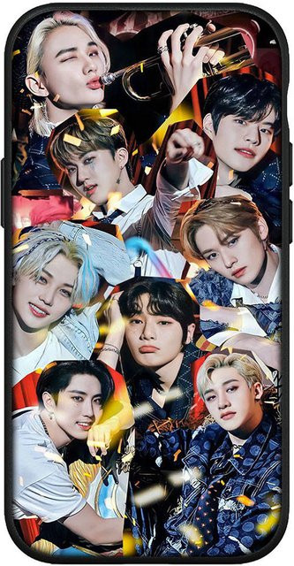 MINISO Handyhülle im Kpop Stray Kids Design für Samsung Galaxy A23, Farbe: Himmelblau - Bild 1
