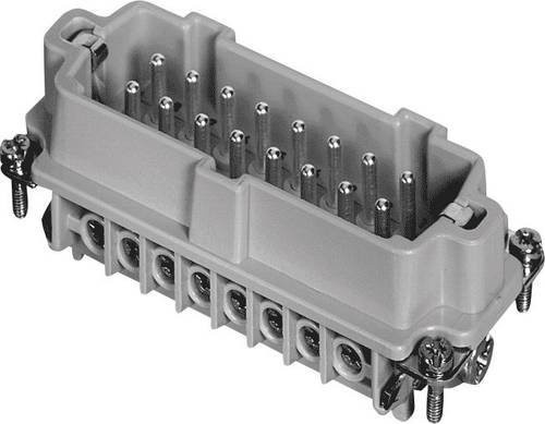 Amphenol Heavy|mate Stifteinsatz C146 in Grau mit 16 Polen plus PE - Bild 1