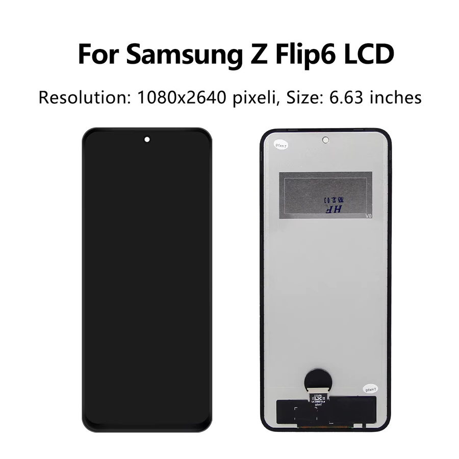 Samsung Z Flip 6 5G LCD Display mit Touch Screen in Schwarz für SM-F741 und SM-F741B zur Reparatur - Bild 2