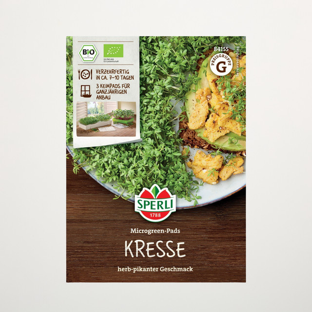 Sperli Kresse Keimsprossen Saatscheiben BIO - Bild 1