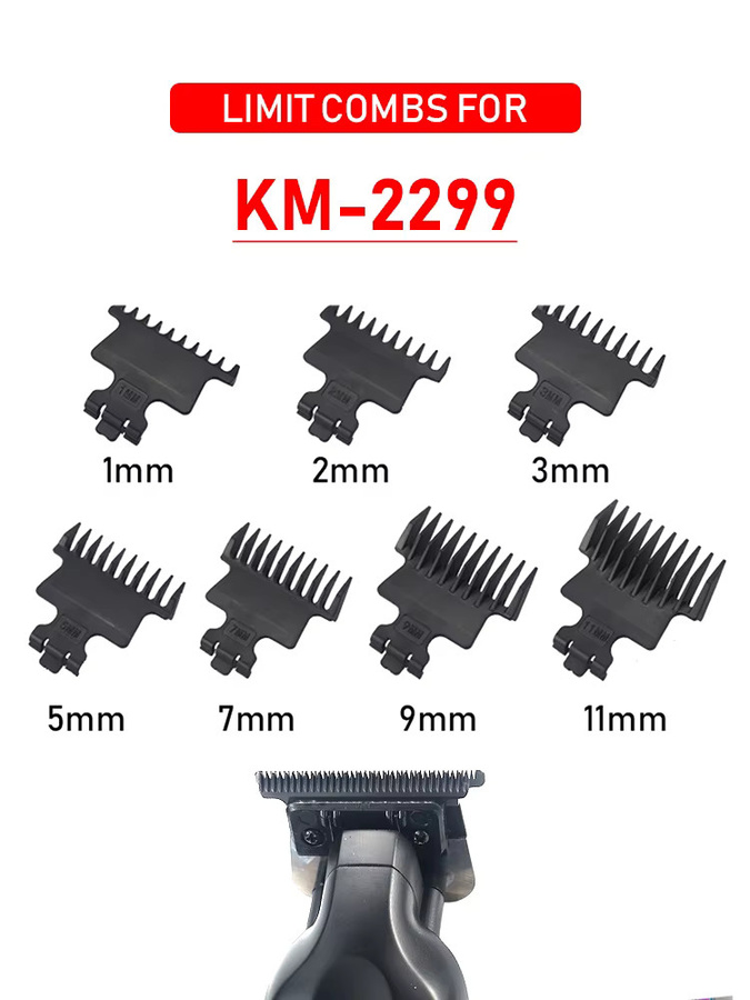 Kemei Haarschneider, Schwarz, Unisex - Bild 4