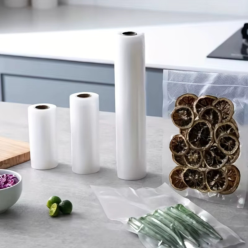 Chcyus Vakuumierer Beutel Rollen für Sous Vide und Lebensmittelvakuumierung, transparent, Breite: 25 cm, Länge: 1500 cm - Bild 2