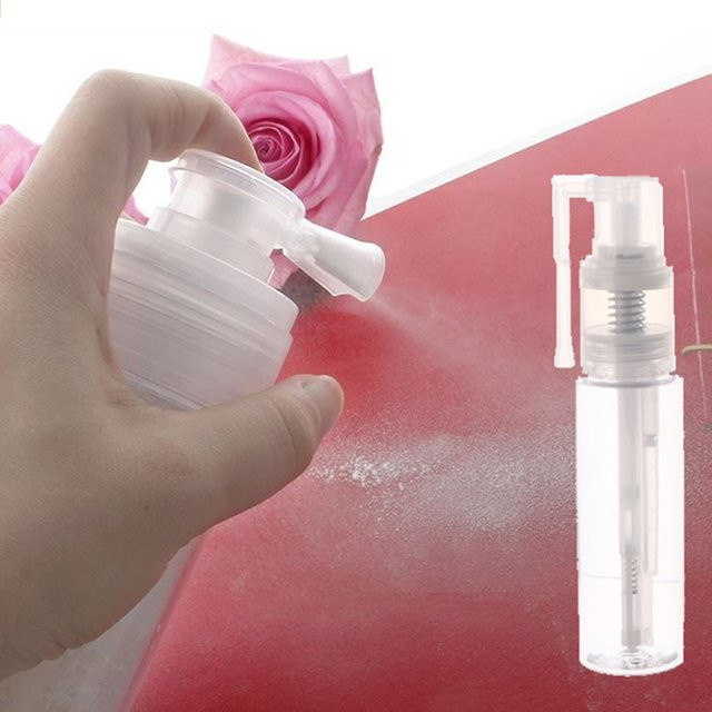 Nachfüllbare Glitzer-Sprühflasche aus Kunststoff in Transparent für die Dekoration von Kuchen und Fondant, 14-60ml - Bild 1