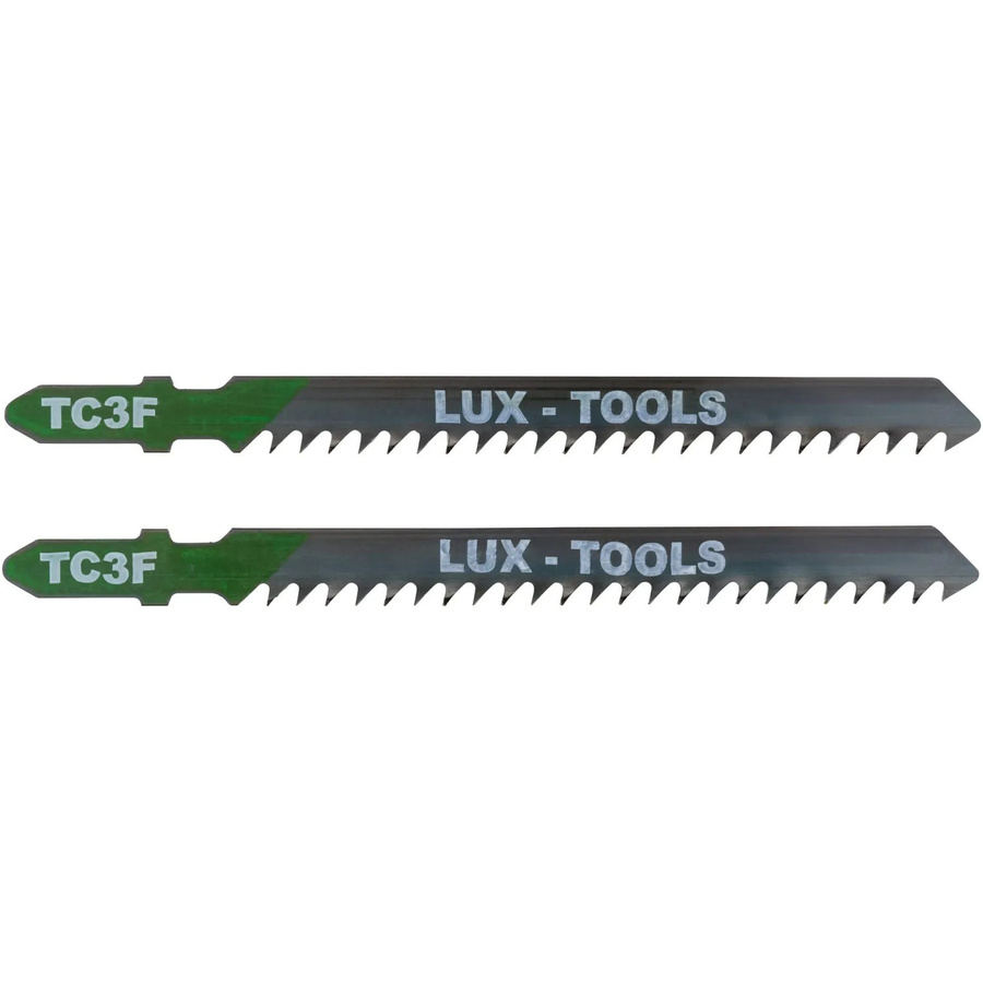 LUX-TOOLS Stichsägeblatt für Holz mit T-Schaft, HCS, 75 mm, Silber - Bild 2