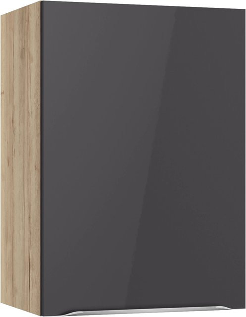 Optifit Küchen-Oberschrank Linus984 in Anthrazit und Wildeiche, B/H/T: 50 x 70,4 x 34,9 cm - Bild 1