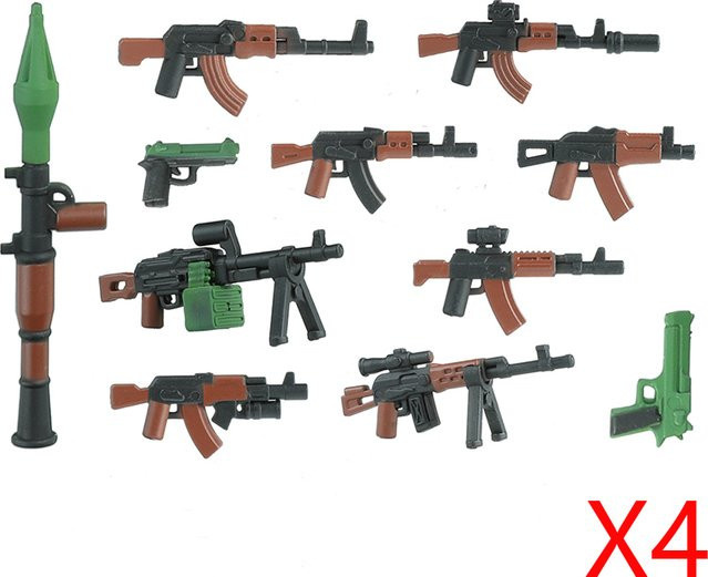 Brangdy Bausteine Set Spezialeinheiten und Armee Figuren mit Militärwaffen Zubehör in Mehrfarbig - Bild 1