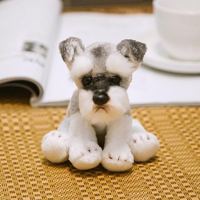 Simulation Corgi Hundepuppe, Stofftier, beige - Bild 1