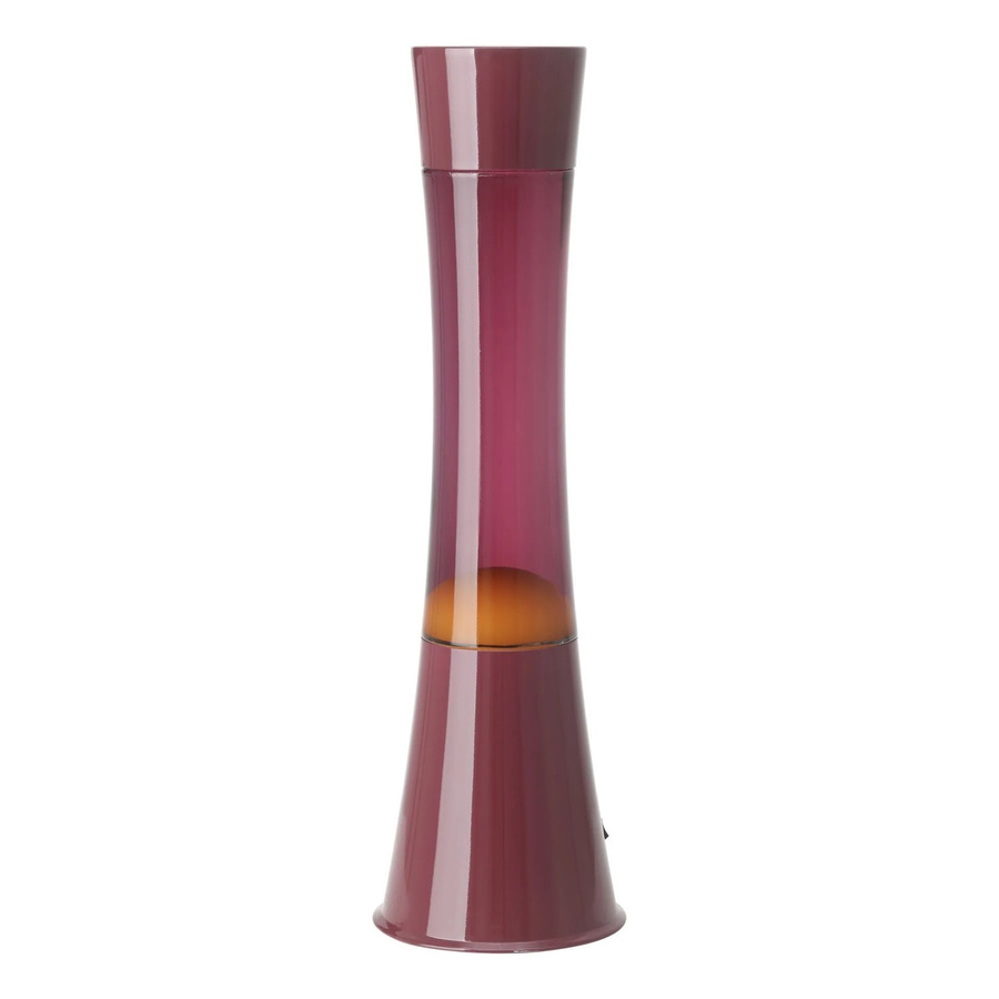 Eglo Lavalampe Bordeaux Orange mit LED-Beleuchtung und Glaszylinder, Höhe: 39,5 cm - Bild 2