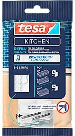 tesa Powerstrips Refill für Pull Out Boden- und Seitenauszüge, weiß, 15 Strips - Bild 1