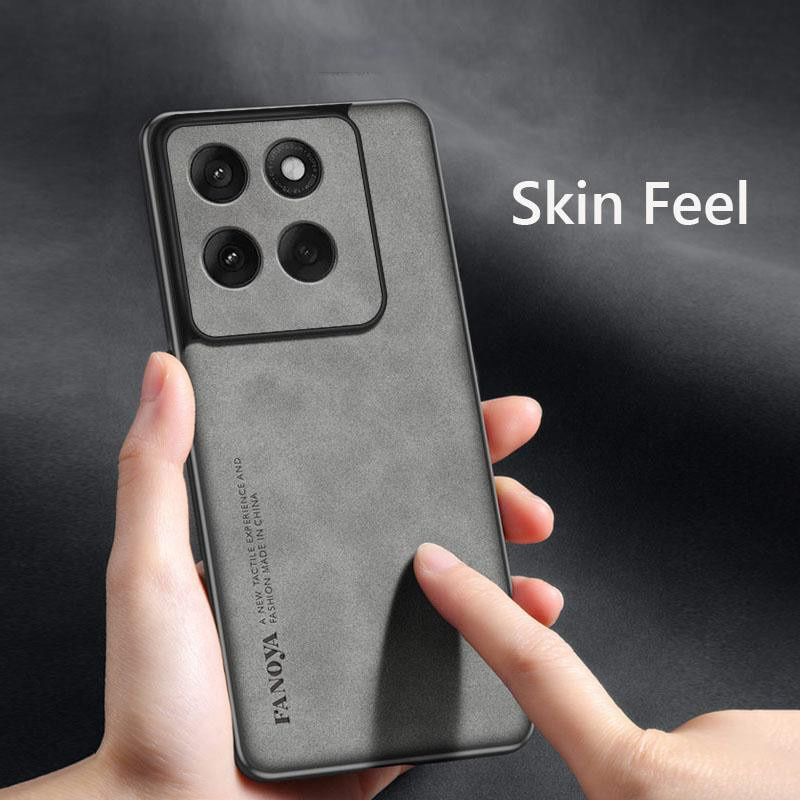 Retro Leder Hülle für Motorola Edge 60 Pro in Schwarz, Blau, Grau und Braun - Bild 2