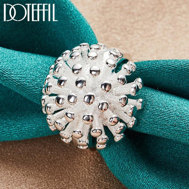 Doteffil Ring 925 Silber, blue, Damen - Bild 1