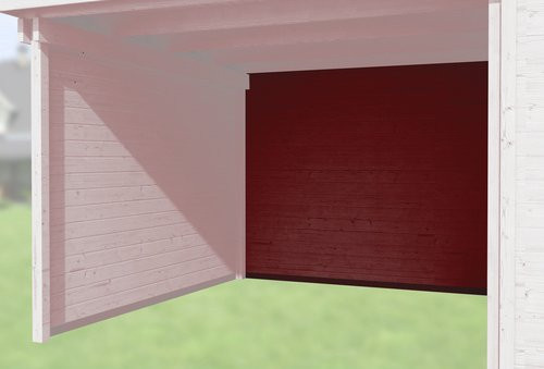 Weka Rückwand für Designhaus Typ 126 und 172 in Schwedenrot, Breite: 150 cm - Bild 2