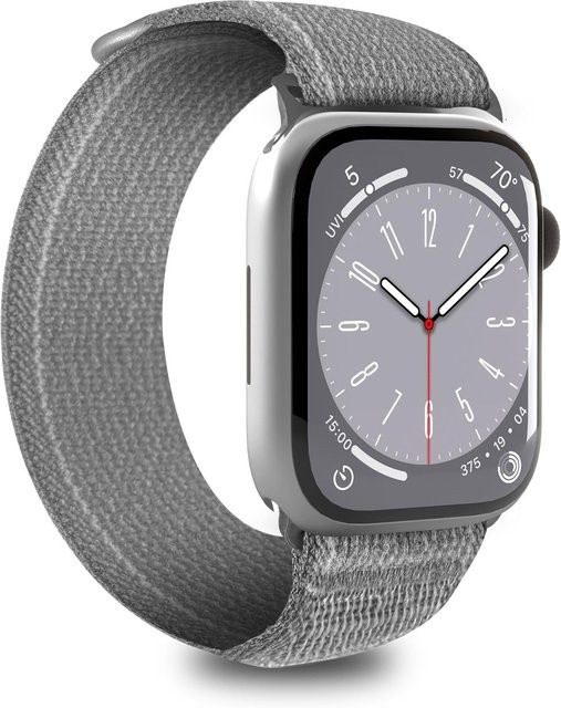 Apple Watch Armband Trial Loop, Textil/NATO, Silber, Unisex - Bild 1