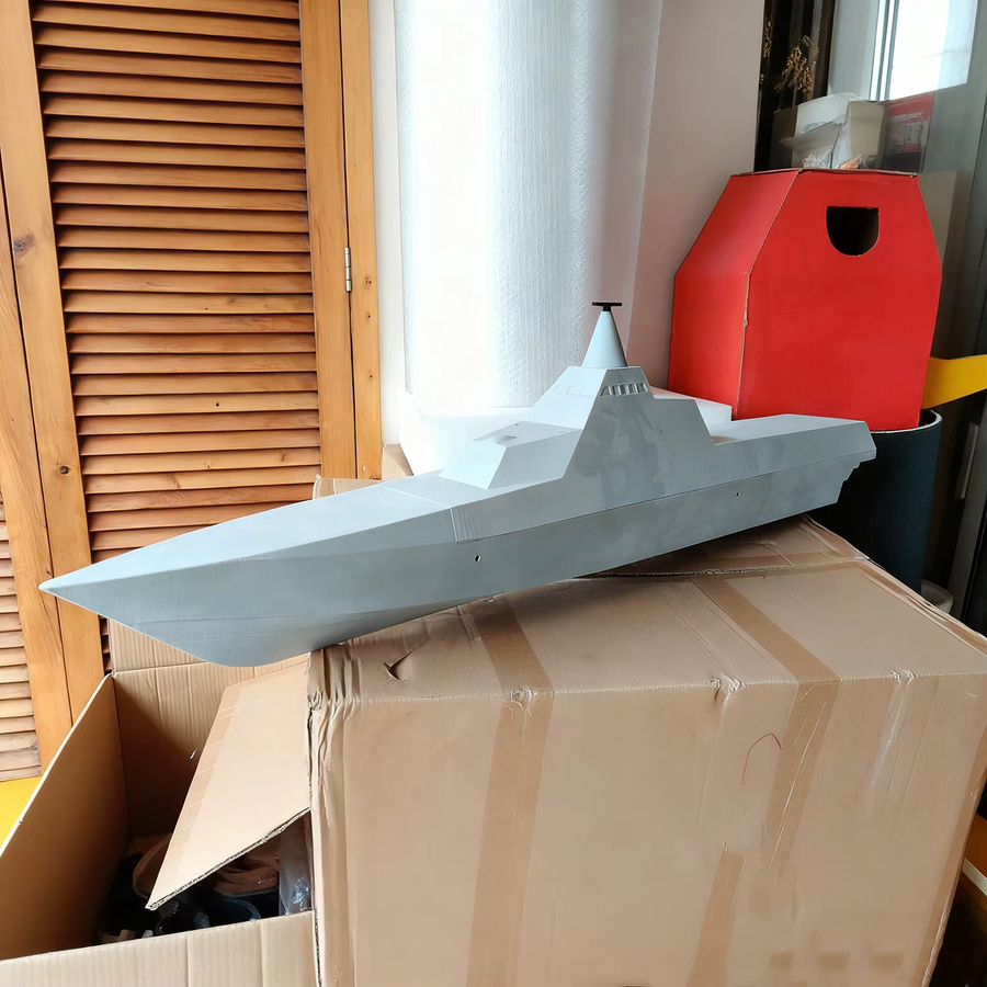 AT 99 MODEL Visby Stealth Fregatte, RC Schiff, mit Dual 550 Motoren, 109 cm - Bild 2