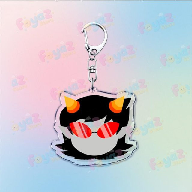 CHIC STUDIO Schlüsselanhänger, Cartoon Homestuck, White, Unisex - Bild 1