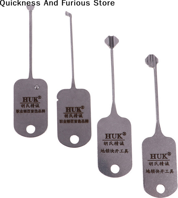 HUK OUTRUNNER 2in1 Schlosser-Set Silber Reparaturwerkzeug und Übungswerkzeug zum Schlossöffnen - Bild 1