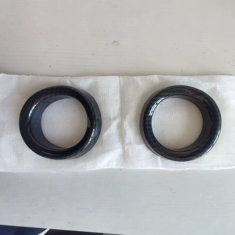 ZUIMI Carbon-Stil Schutzrahmen Aufkleber für Smart 451 Fortwo Fahrtenschreiber Umwandlung Innendekoration in Schwarz - Bild 2