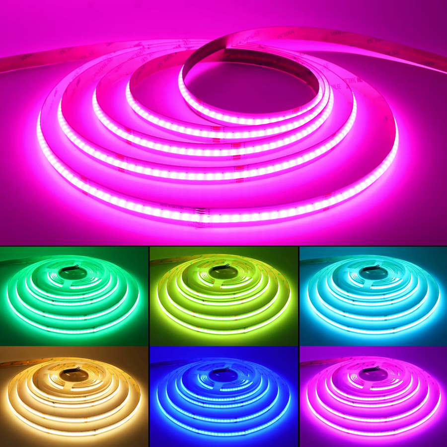 GAHADA COB LED Streifen RGBW RGBWW 24V mit 784 LEDs flexibel für lineare Beleuchtung - Bild 3