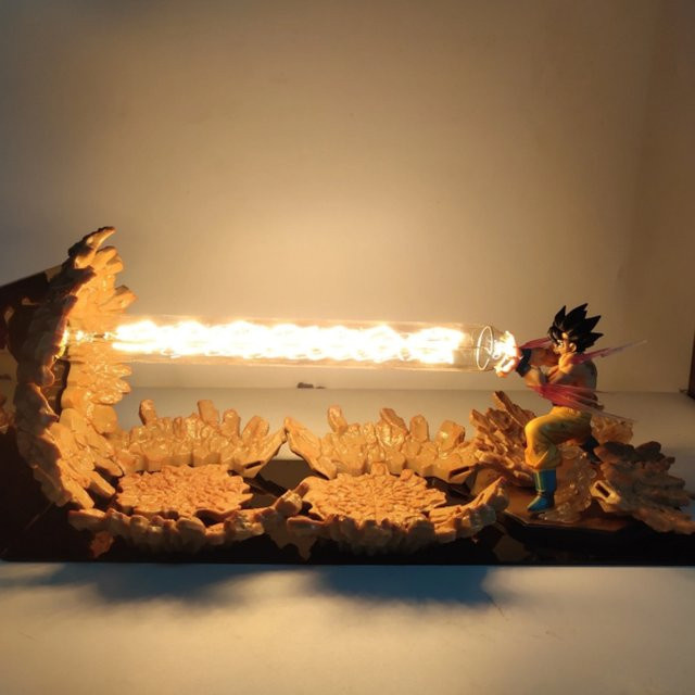 Bandai Dragon Ball Son Goku KaMeHaMeHa Lampe, LED-Lampe, Modell Figur - Bild 1