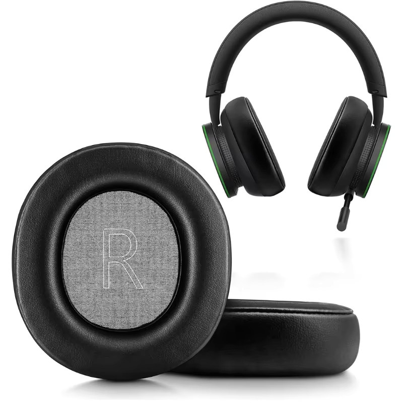 Ersatz-Set aus Ohrpolstern, Stirnbändern und Kopfhörerabdeckungen für Microsoft Xbox Headsets der Xbox X, Xbox S und Xbox One Serie - Bild 2