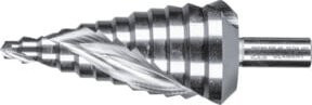 PFERD TOOLS Stufenbohrer HSS mit 12 Stufen Ø 6-37 mm und 3-Flächenschaft Ø 10 mm in Silber - Bild 1