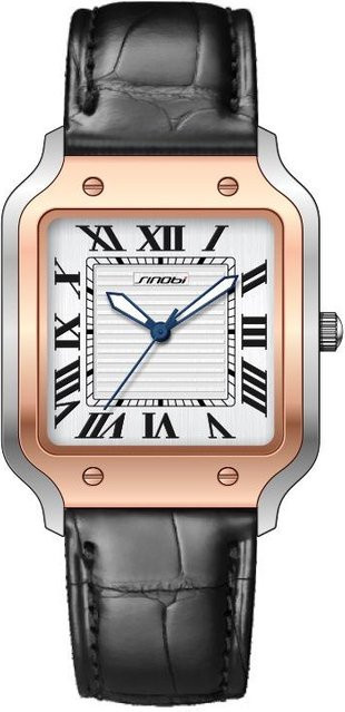 Sinobi Armbanduhr Edelstahl, Quarz, Grau, Herren - Bild 1