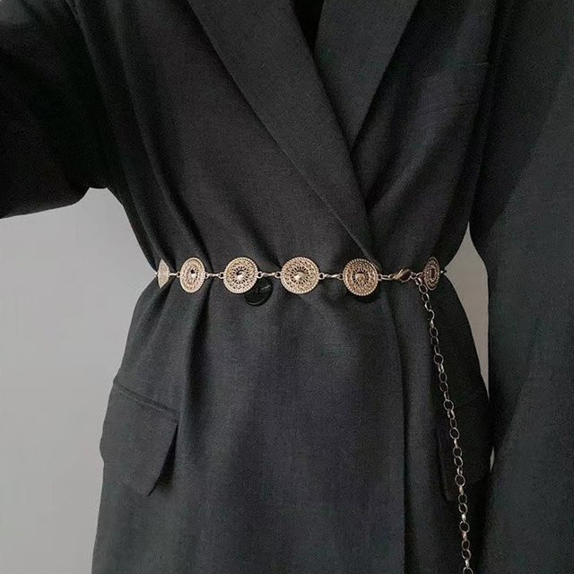 Velishy Taillenkette, Gold, Vintage, Damen - Bild 1