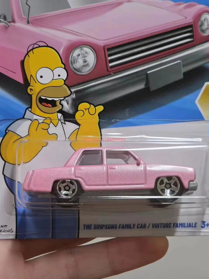 Hot Wheels Die Simpsons Familienauto, Spielzeugauto, 1:64, Rosa, ab 3 Jahren - Bild 5