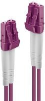 Lindy LWL-Duplexkabel LC/LC OM4 in Grau und Violett - Bild 1