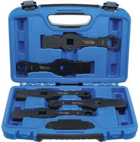 BGS Schlagringschlüssel-Satz 35310 mit Zwölfkant und E-Profil für Torx, 5-teilig, Schwarz - Bild 1