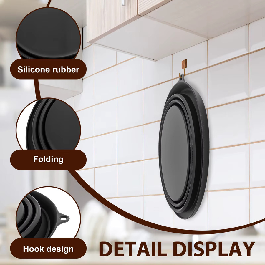 Willstar Faltbares Silikon-Becken mit Eiswürfelform, Gesicht, Purple, Black - Bild 6