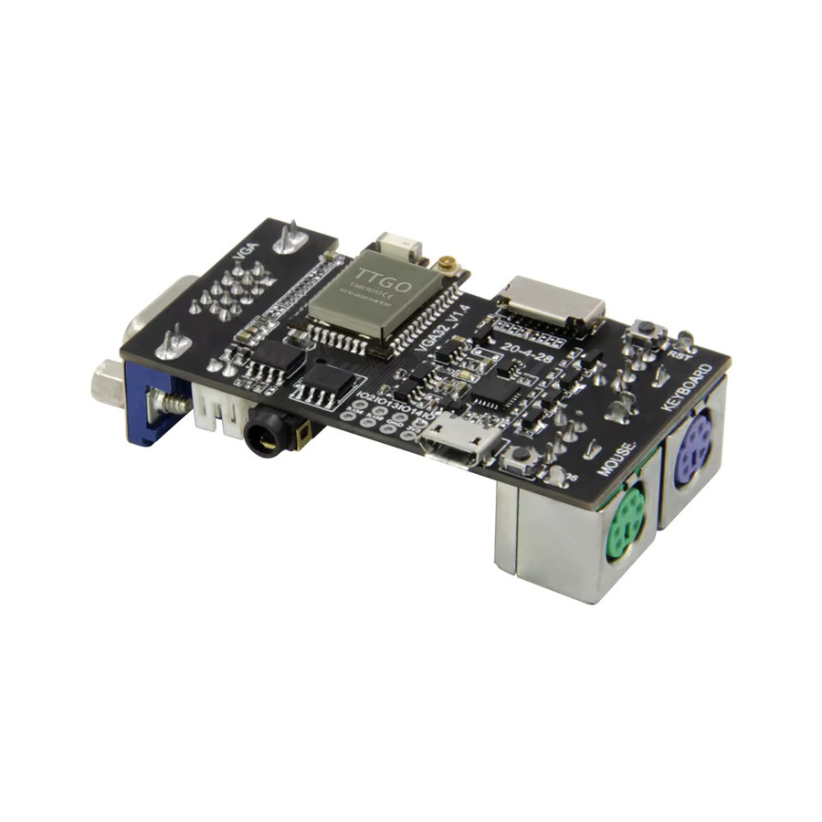 LILYGO FabGL VGA32 ESP32 PSRAM Modul in Schwarz mit VGA, PS/2 Maus und Tastatur Unterstützung - Bild 2