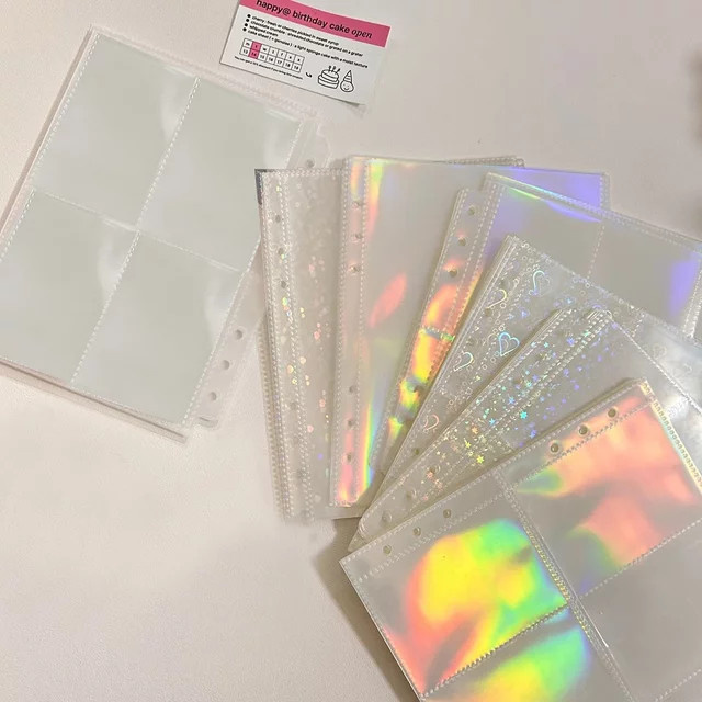10 Stück A5 Fotoalbum Inlays für Kpop Fotokartenhalter aus transparentem Kunststoff - Bild 1