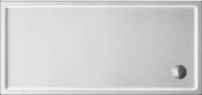 Duravit Starck Slimline Rechteck-Duschwanne in Weiß, B/T/H: 160 x 75 x 6 cm - Bild 1
