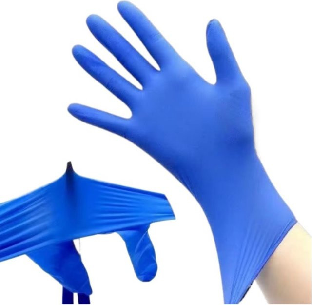 YUMARCH Einweg Nitrilhandschuhe Blau Größe S - Bild 1