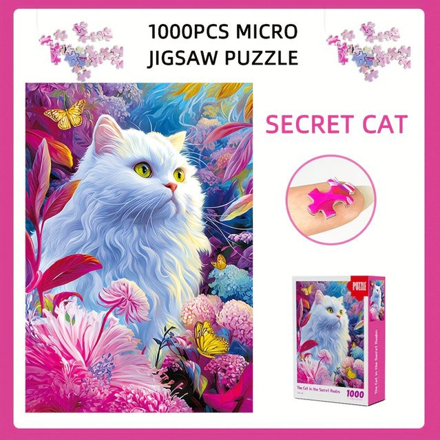 MaxRenard Katzen-im-Wunderland Puzzle, 1.000 Teile - Bild 1