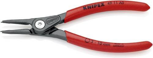 Knipex Präzisions-Seegeringzange für Außenringe 3-10mm in Spitzenform, grau/rot - Bild 1