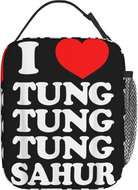 Isolierte Lunchbox Fancy Style Studio in Rot mit lustigem Design, B/T/H: 21 x 11 x 26 cm - Bild 1