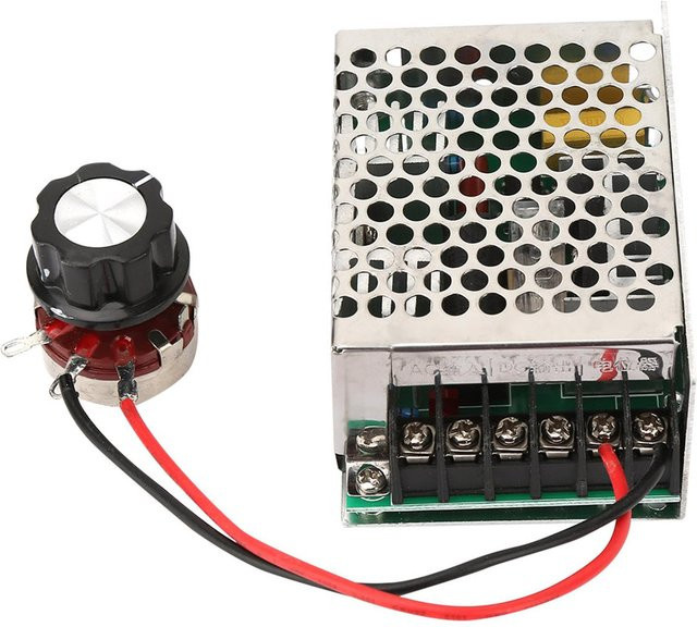 Neoglint Drehzahlregler für 220 V AC einphasige Motoren, 4KW, Farbe: Silber - Bild 1