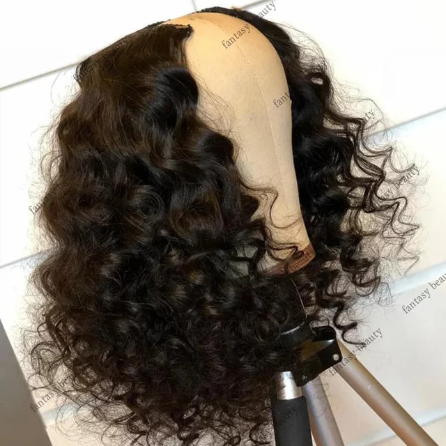 fantasy beauty Haarverlängerung Remy Menschenhaar, lose Welle, schwarz braun - Bild 1