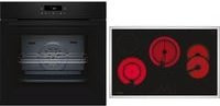 Neff Backofen-Set BTX48PB0 in Schwarz - Bild 1
