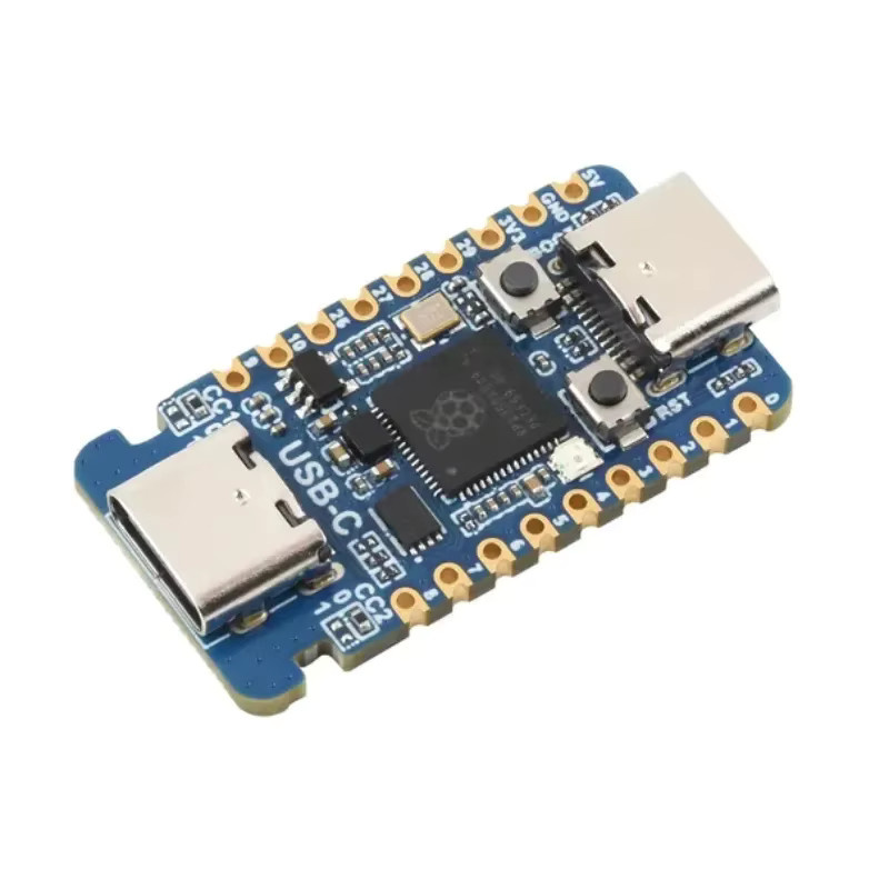 Raspberry Pi Pico 2 RP2350 Entwicklungsboard mit USB-A und USB-C Anschluss in Blau - Bild 1