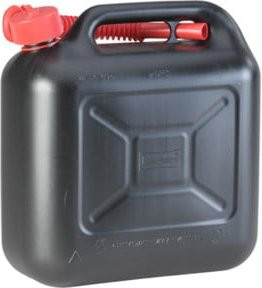 Hünersdorff Kraftstoff-Kanister STANDARD 10 l aus HDPE in Schwarz mit UN-Zulassung - Bild 1
