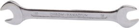BGS Doppel-Maulschlüssel aus Chrom-Vanadium in Silber, SW 16x17 mm - Bild 1
