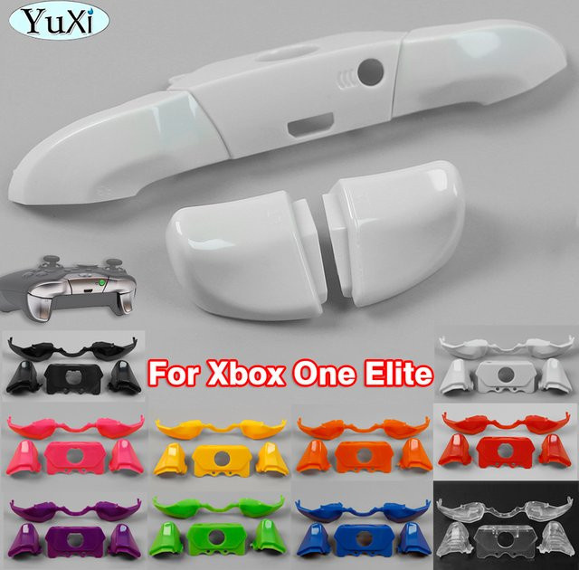 YuXi Ersatz-Mod-Kit für Xbox One Elite und Elite 3.0 v1 Controller, RB LB Stoßstangen-Trigger-Knöpfe in Rot - Bild 1