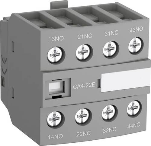 ABB CA4-40E Hilfsschalter mit 4 Schließern in Grau - Bild 1