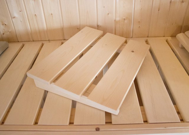 Karibu Sauna Kopfstütze Eco Naturbelassen in Beige, B x H: 40 x 31,5 cm - Bild 2