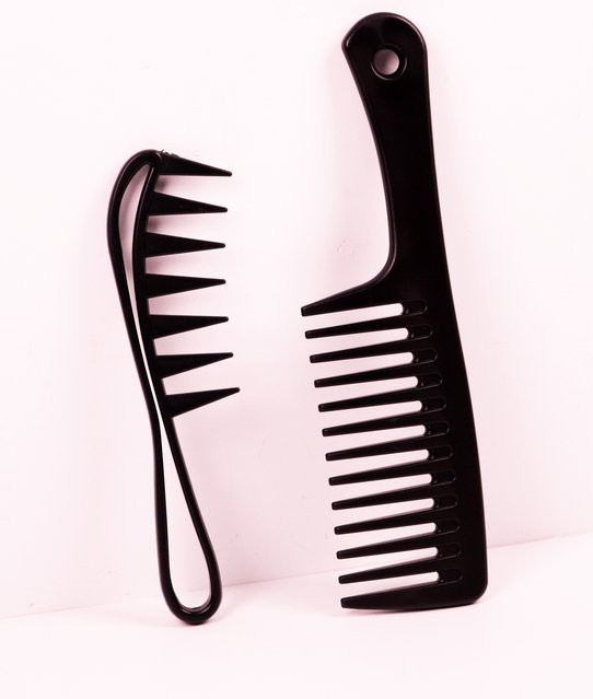 2-teiliges Haarstyling-Kamm-Set, hitzebeständig und antistatisch - Bild 1